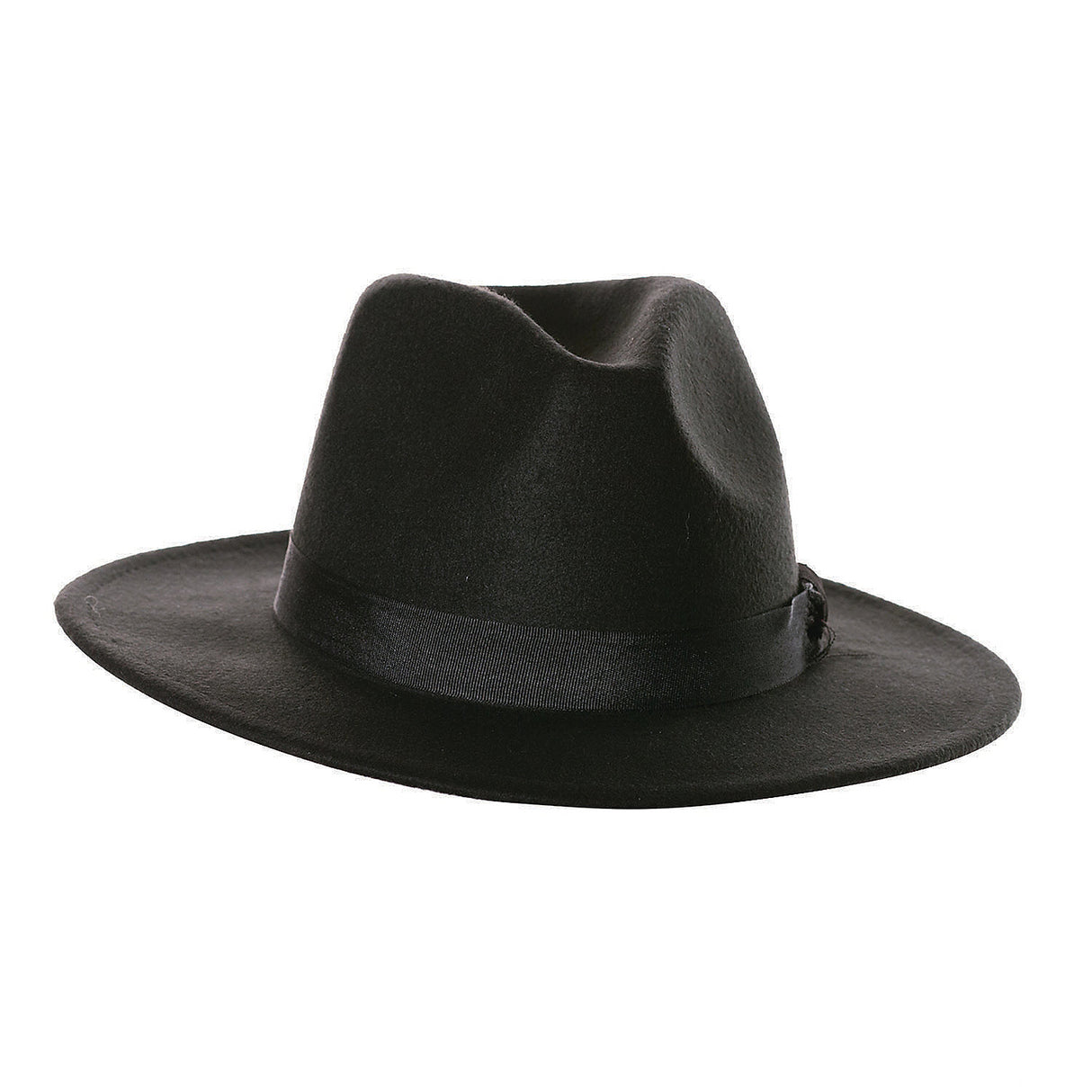 Classic Fedora Adult Black Hat for Themed Parties Costume Events and Daily Wear