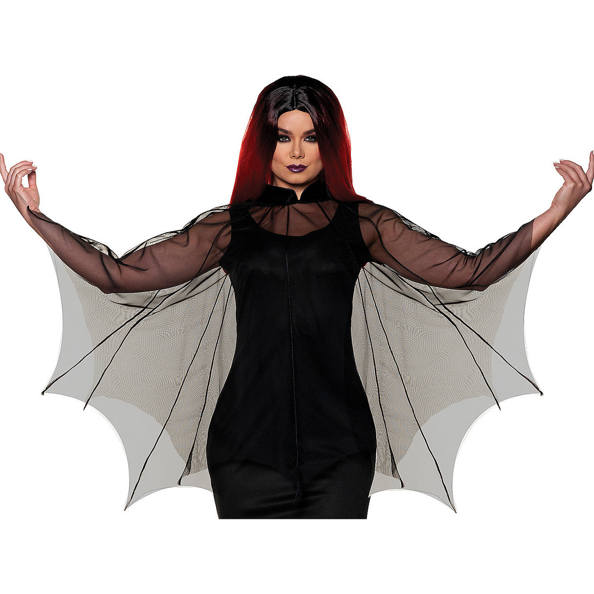 Stylish Spider Web Sheer Poncho for Halloween Parties Themed Events and Creative Costumes