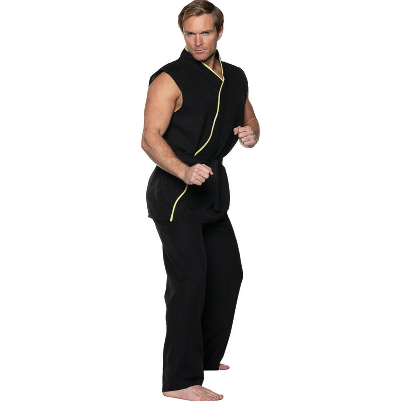 Three piece polyester adult ninja costume for themed events