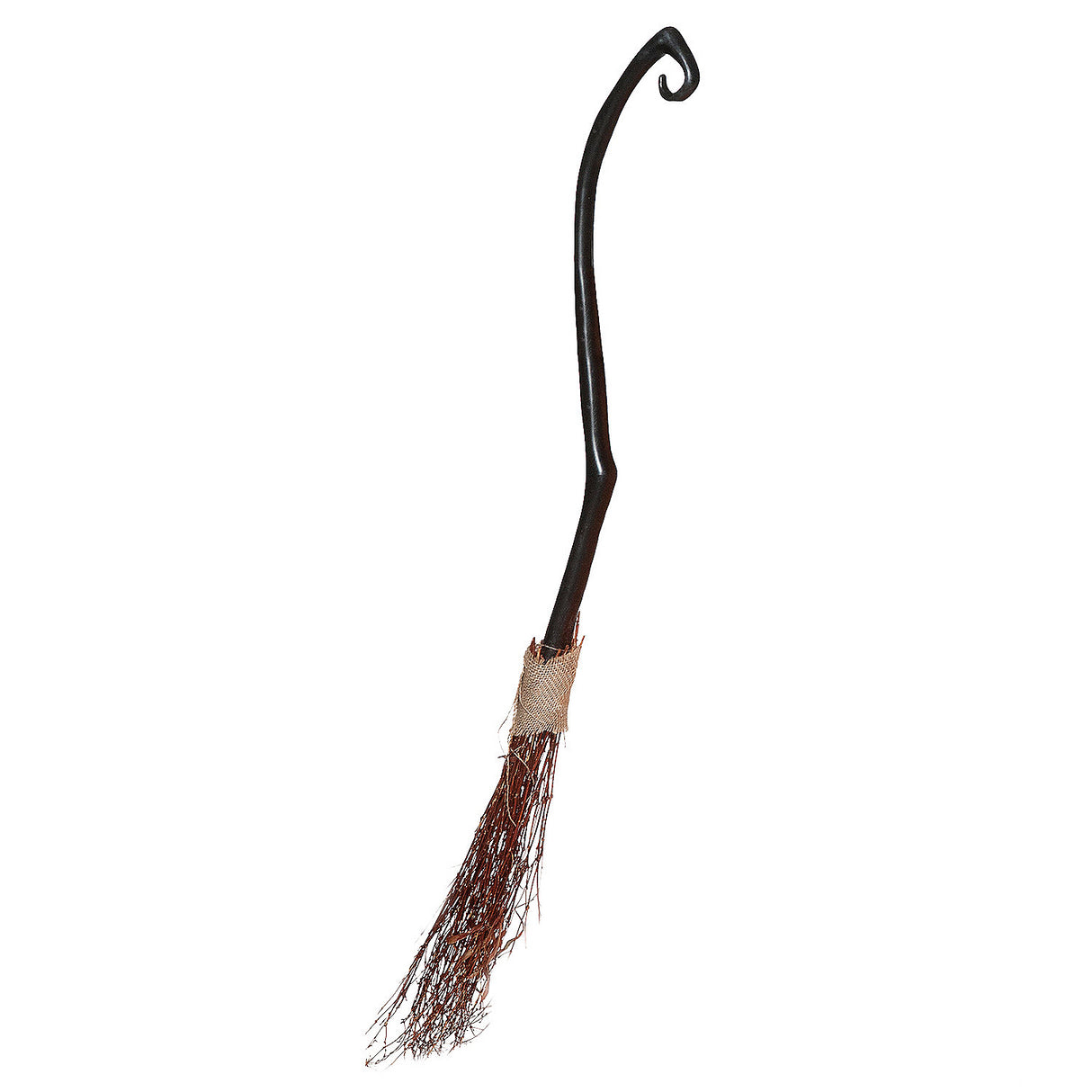 Rustic Storybook Broom Costume Accessory for Witch Fairy Sorceress Halloween Parties