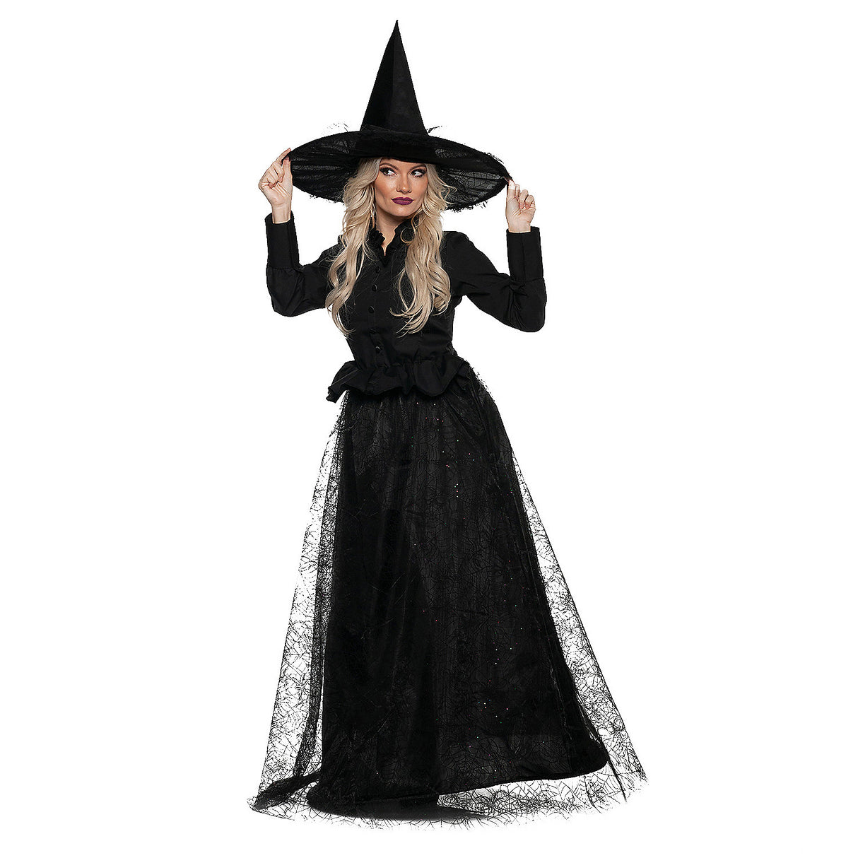 Elegant Wicked Witch Adult Costume for Halloween Parties and Themed Events