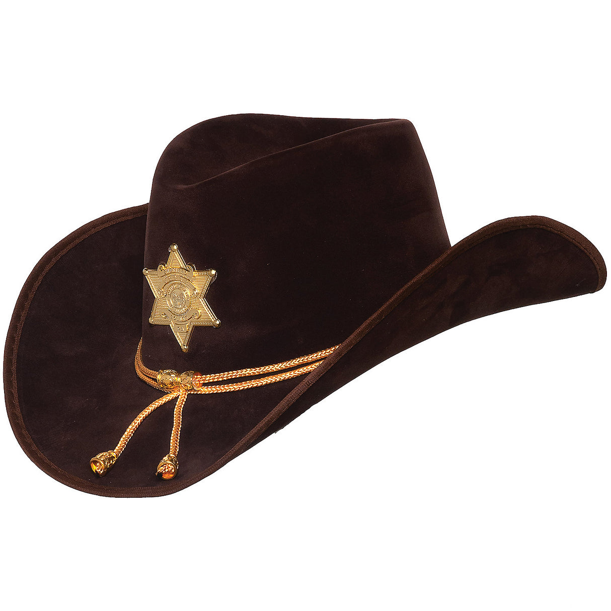 Classic Sheriff Hat for Cowboy Costume Parties and Western Theme Events