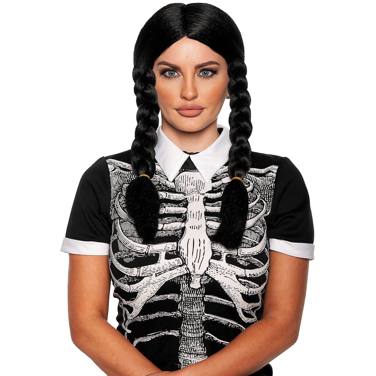 Goth Girl Wig for DIY Costume Parties Dress Up Events and Themed Celebrations