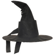 Wizard Hat Curved Black Adult Costume Accessory