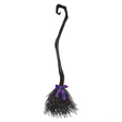 Witch Broom Black Costume Accessory