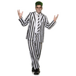 Adults Spooky Striped Suit Costume