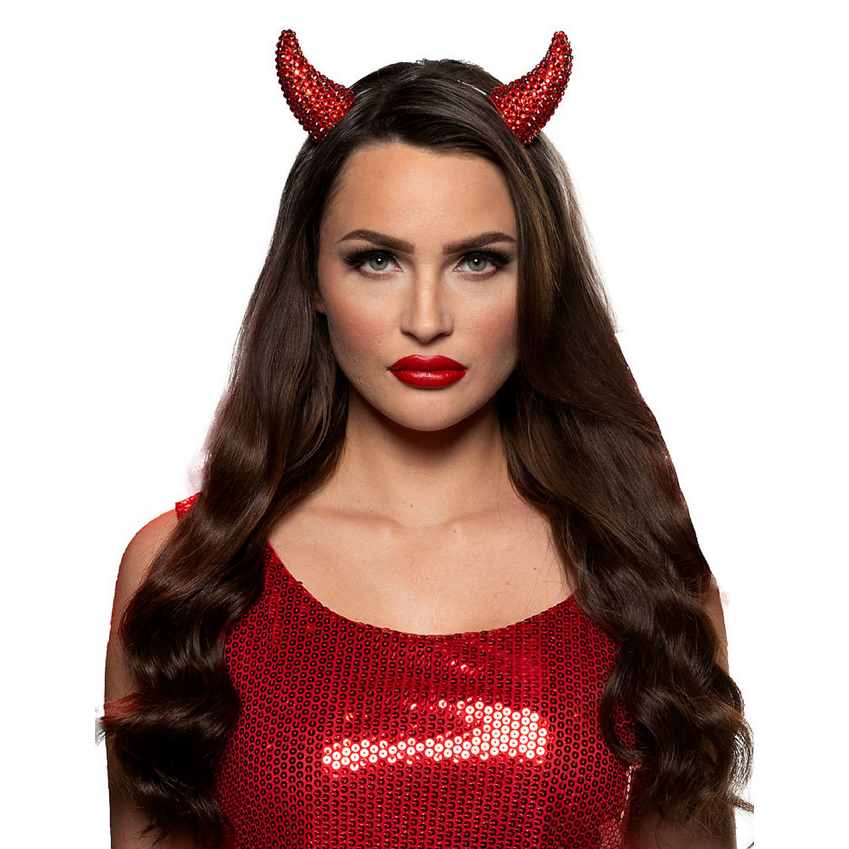 Devil Horns Hair Clips Costume Accessory