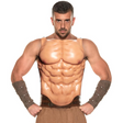 Underwraps Costumes Adults Adjustable Muscle Chest Plate - One Size