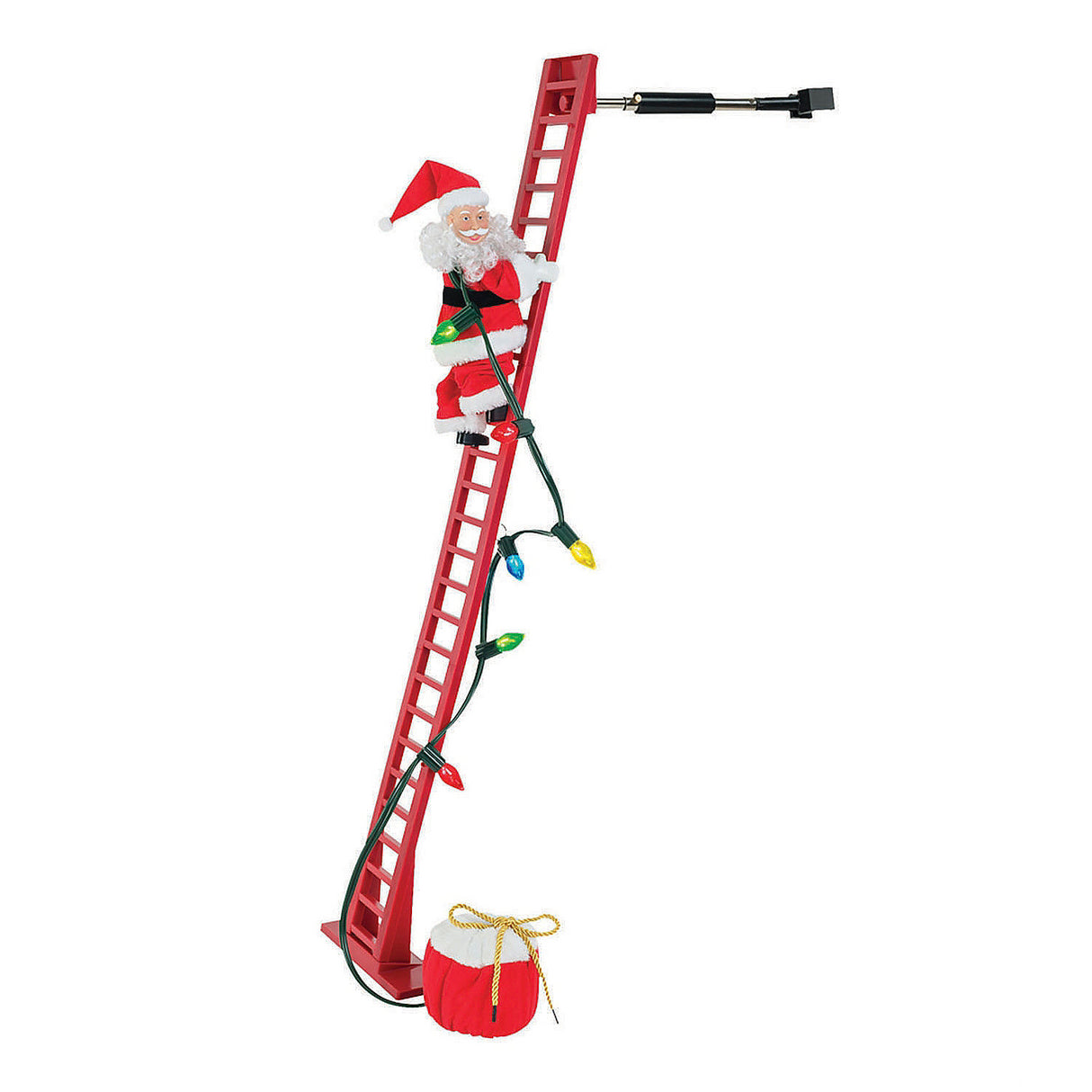 Animated Climbing Santa for Holiday Decorations Christmas Parties and Festive Celebrations