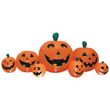 Inflatable Pumpkin Patch Lawn Display for Halloween Decor and Festive Celebrations