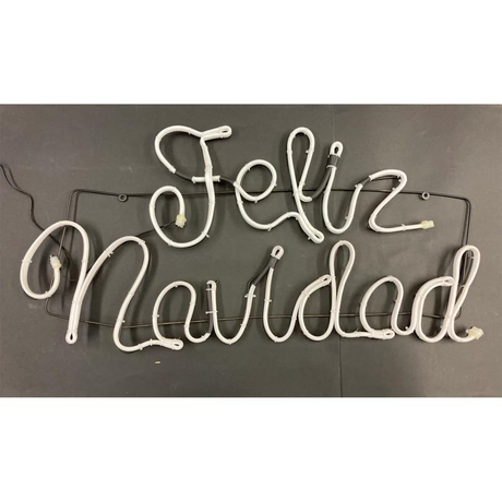 Lighted Feliz Navidad Sign