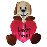 I Luv U Puppy Inflate 4Ft
