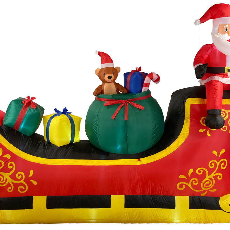 Giant Santa Sleigh 10Ft