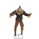 7 Ft. Animated Light-Up Grim Stalker Scarecrow Halloween Decoration