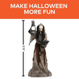 6 Ft. Animated Light-Up Mildred the Wicked Witch Halloween Decoration