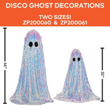 32 1/4" Short Disco Mosaic Ghost Halloween Decoration