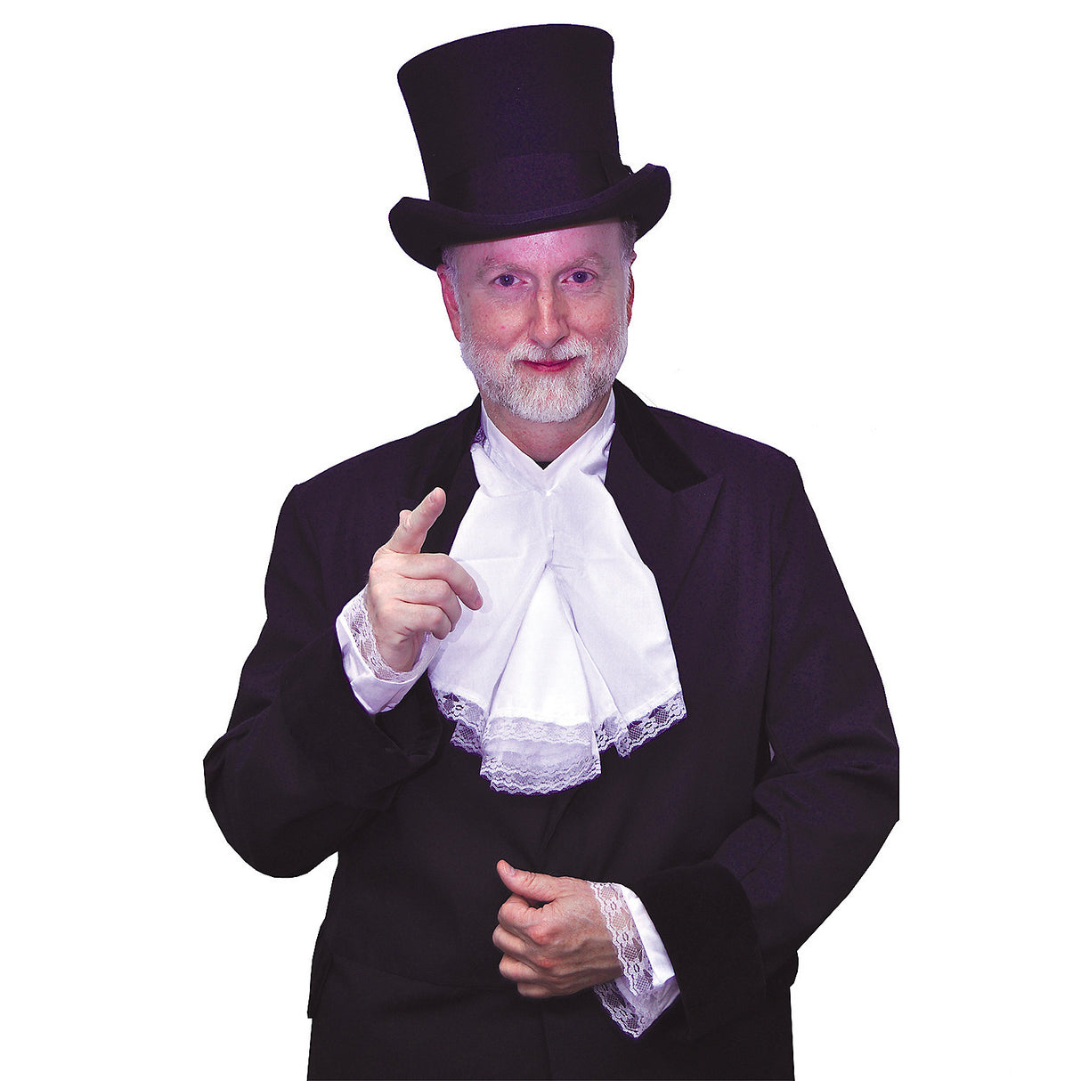 Complete Colonial Jabot and Cuffs Set for Halloween Costume Parties and Themed Events