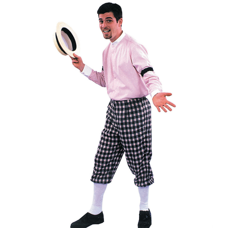 Vintage Inspired Men's Golf Knickers Costume for Halloween Parties Themed Events and Historical Celebrations