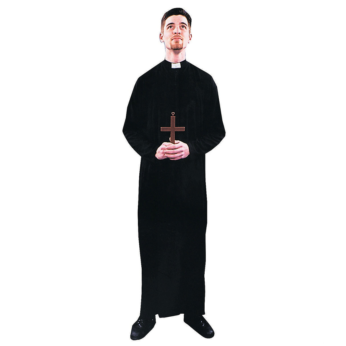 Men's Priest Costume for Halloween Parties Events and Themed Celebrations