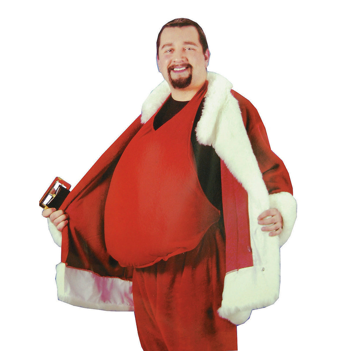 Men's Santa Belly Prop for Holiday Parties Family Gatherings and Christmas Events
