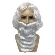 Santa Wig and Beard Set Bright White