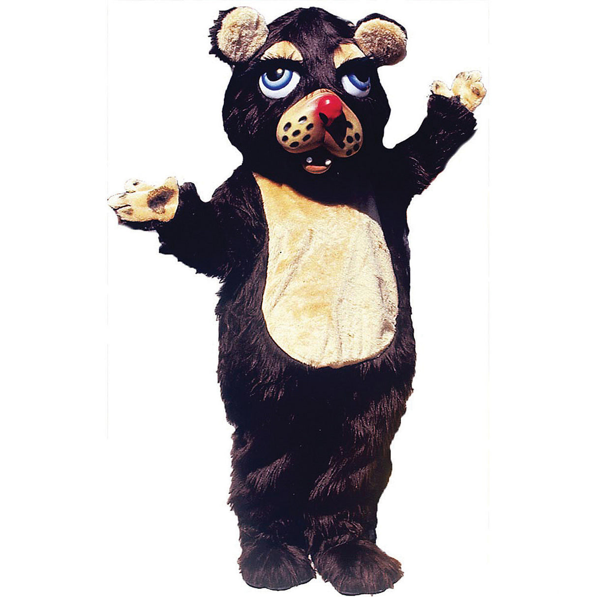 Adult Barnaby Bear Mascot Costume for Halloween Parties and Costume Events