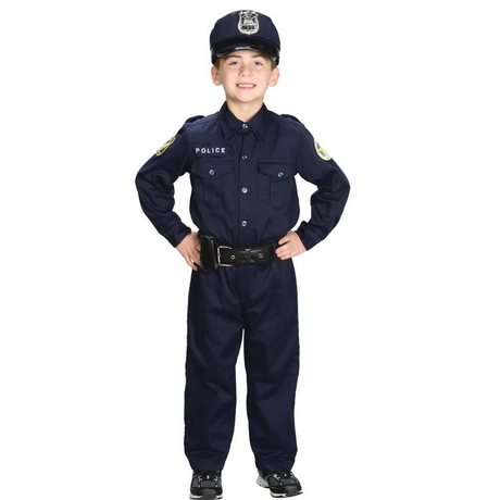 Police Officer Costume and Accessory Kit
