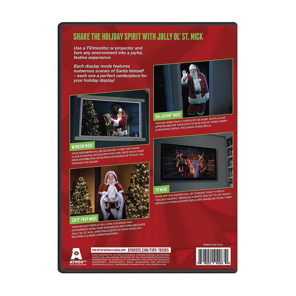 Atmoscheerfx Night Before Christmas DVD