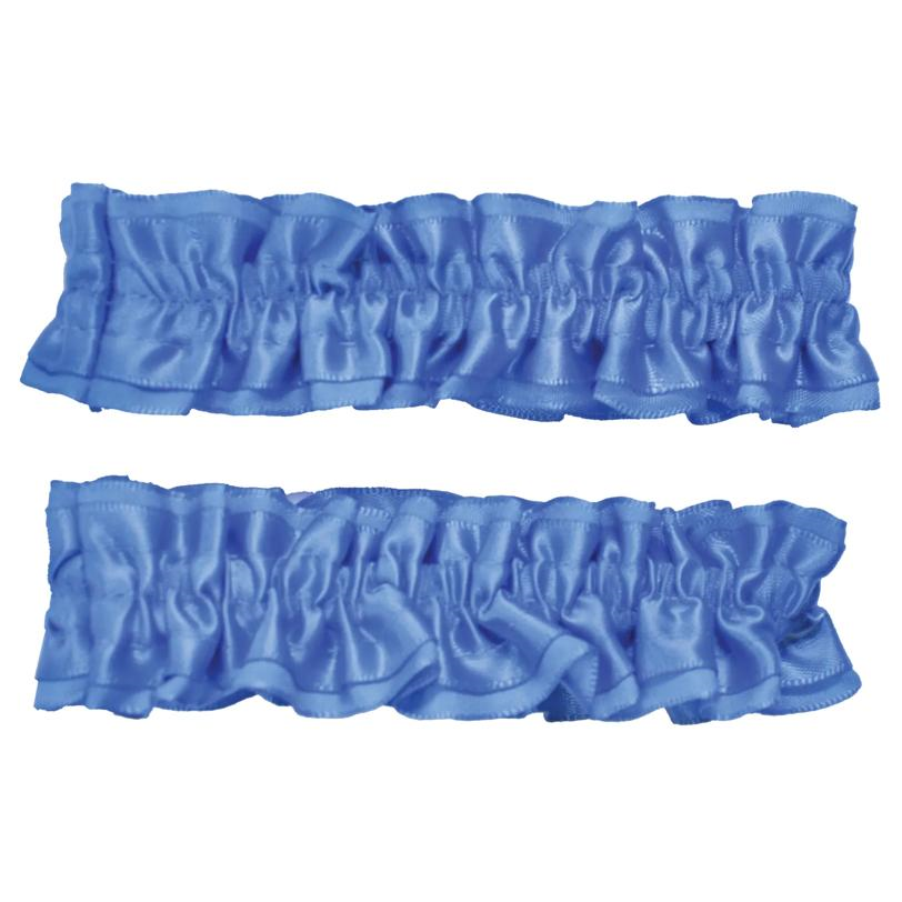 Blue Armband Garters Pair