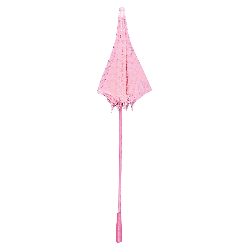 Elegant Sheer Lace Parasol for DIY Costumes and Vintage Style Events