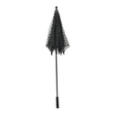Black Lace Parasol - 32" Elegant Accessory for Costumes - Costume Accessory product image showing the design and