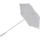 Nylon White Parasol - 28-Inch Elegant Accessory for Costumes product image showing the design and