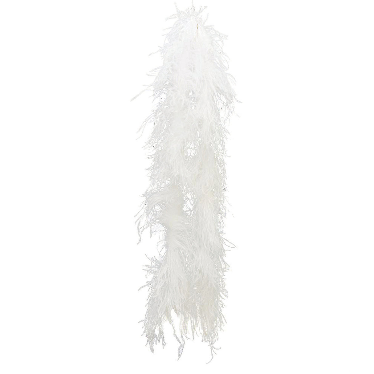 Premium Boa Ostrich White 2 Yards for Halloween Costumes Theatrical Performances and Costume Parties
