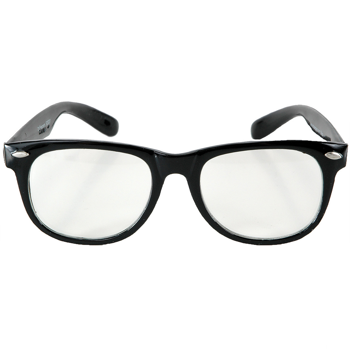 Glasses Blues Black & Clear
