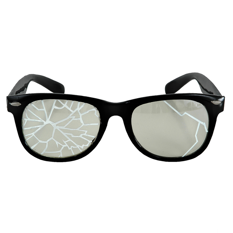 Unique Broken Glasses Costume Accessory for Fun and Creative Dress Up Events