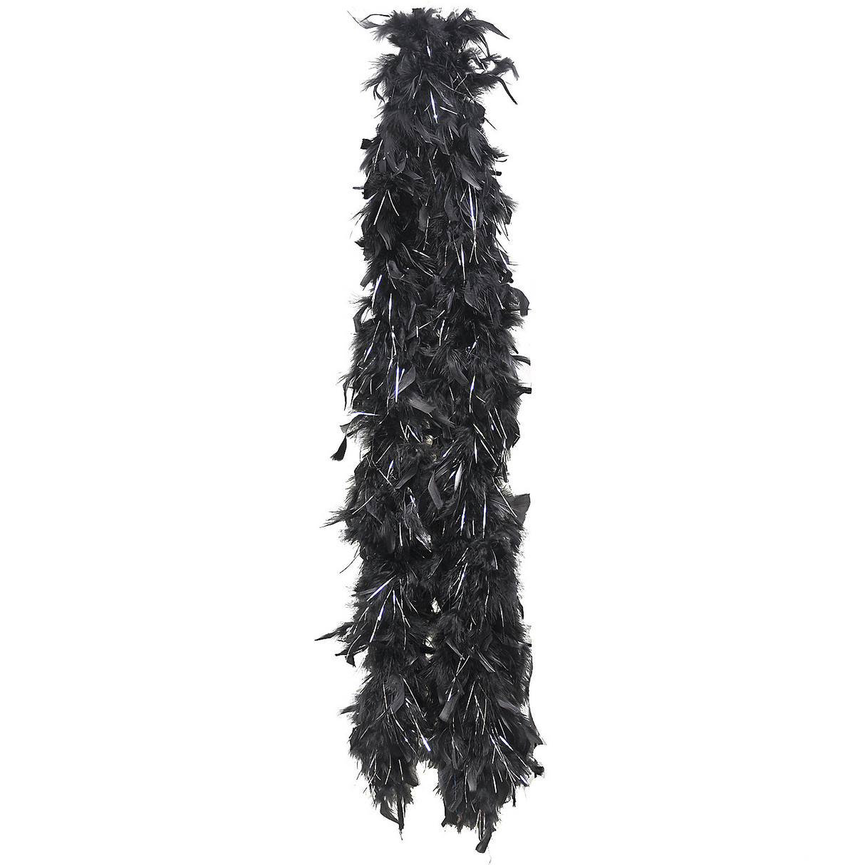 Boa Black Chand With Silver Lurex