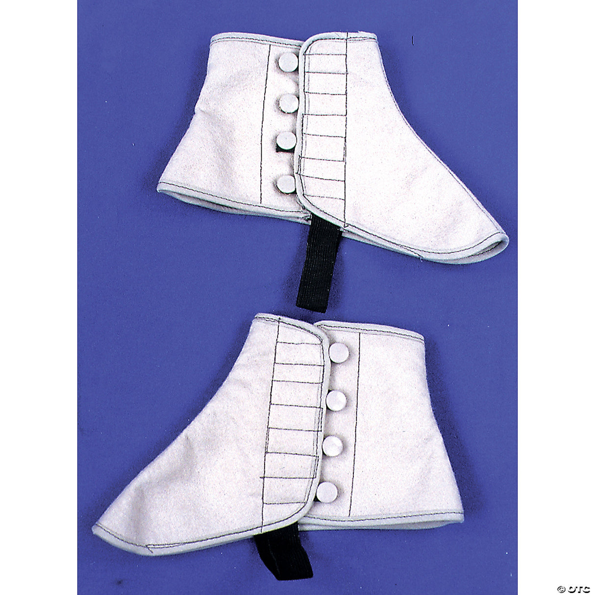 High-Quality Grey Felt Spats for Dance Performances Costume Events and Themed Parties