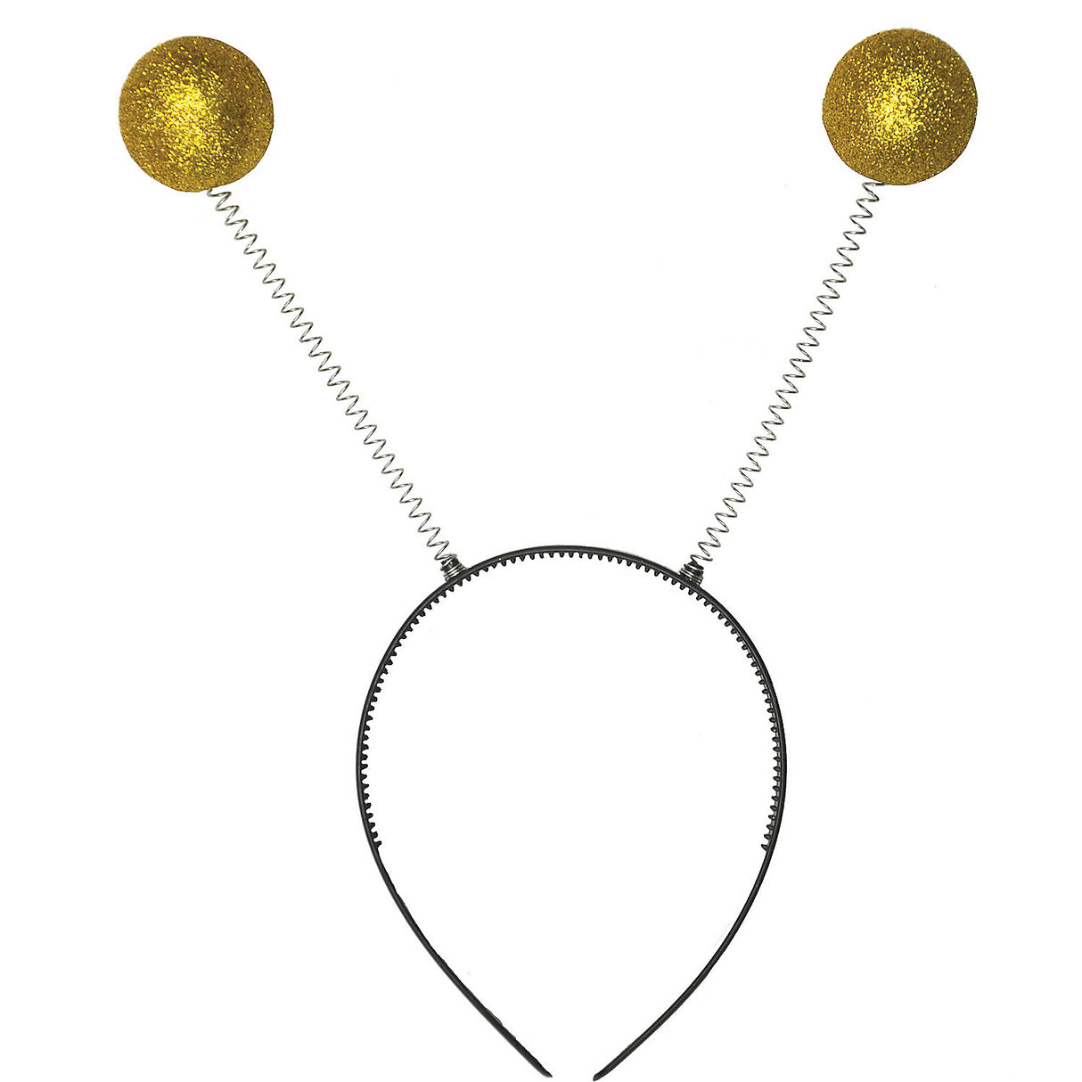 Unique Gold Alien Antenna Headpiece for Creative Halloween Costumes and DIY Party Themes