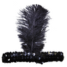 1920'S Headband Black
