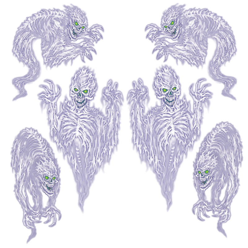 Spooky Scary Spirit Props for Halloween Decorations and Party Backdrops