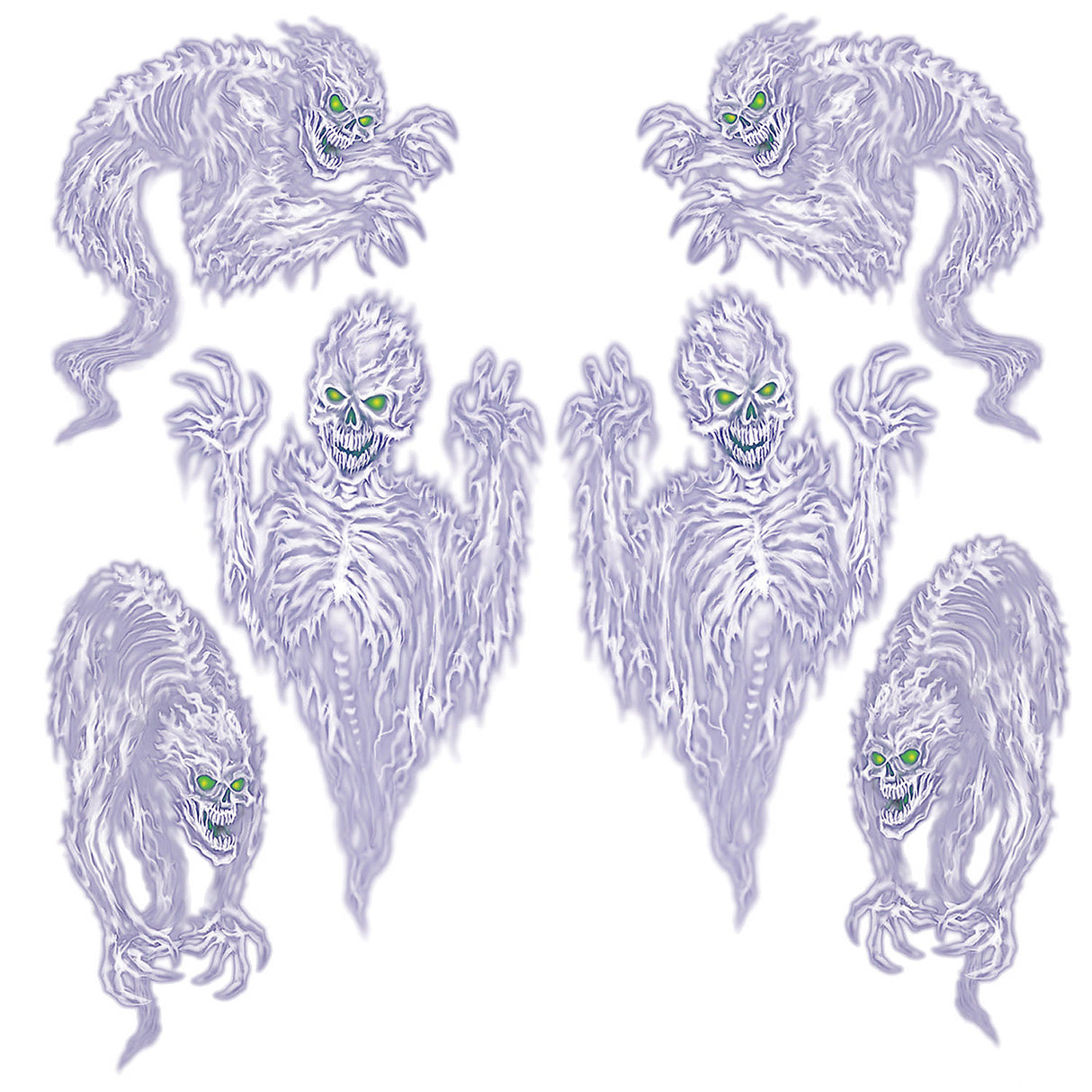 Spooky Scary Spirit Props for Halloween Decorations and Party Backdrops