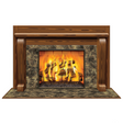 Insta-View Fireplace Decoration