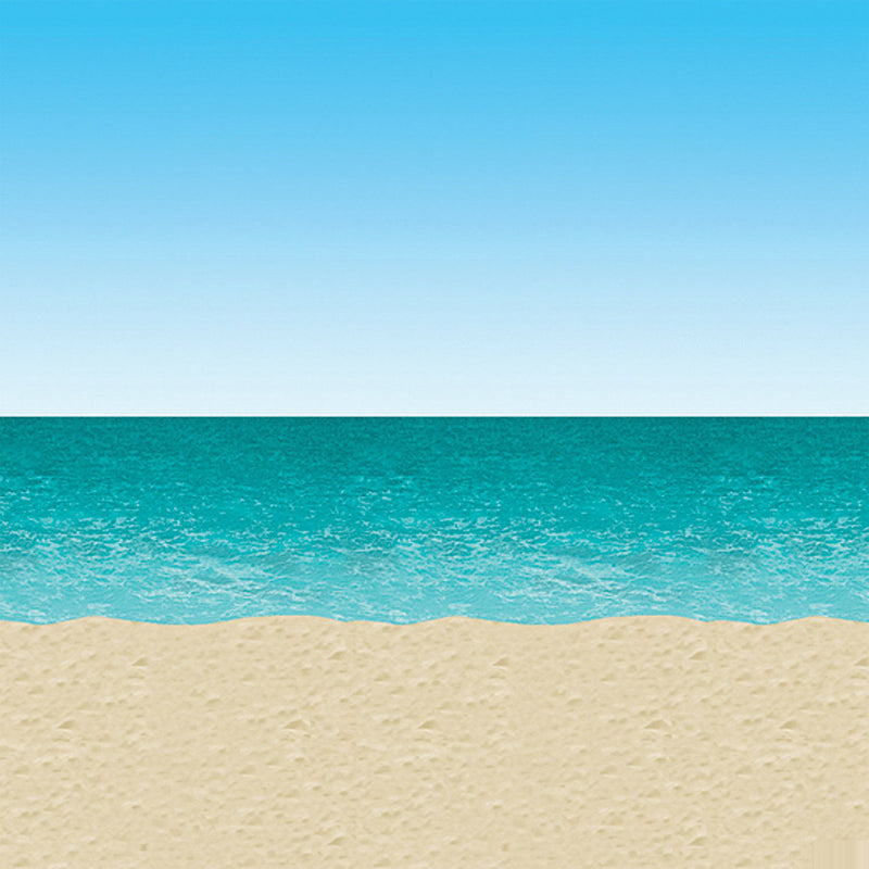 Insta-Theme Ocean and Beach Backdrop for Luau Parties Birthdays and Memorable Photos