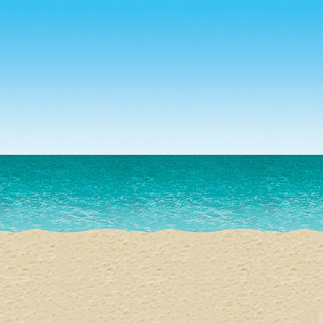 OCEAN AND BEACH BACKDRP 4x30ft