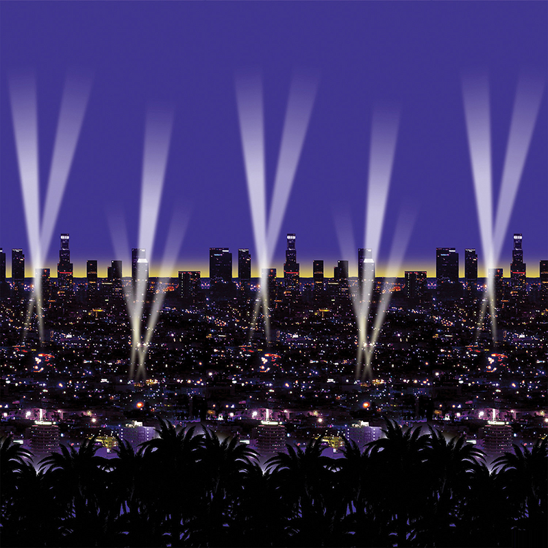 Premium Skyline Backdrop 4x30ft for Upscale Parties Movie Events and Celebrations