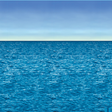 OCEAN AND SKY BACKDROP 4x30FT
