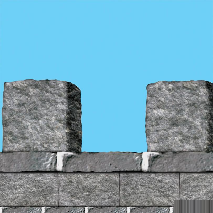STONE WALL BORDER 20IN X 30FT