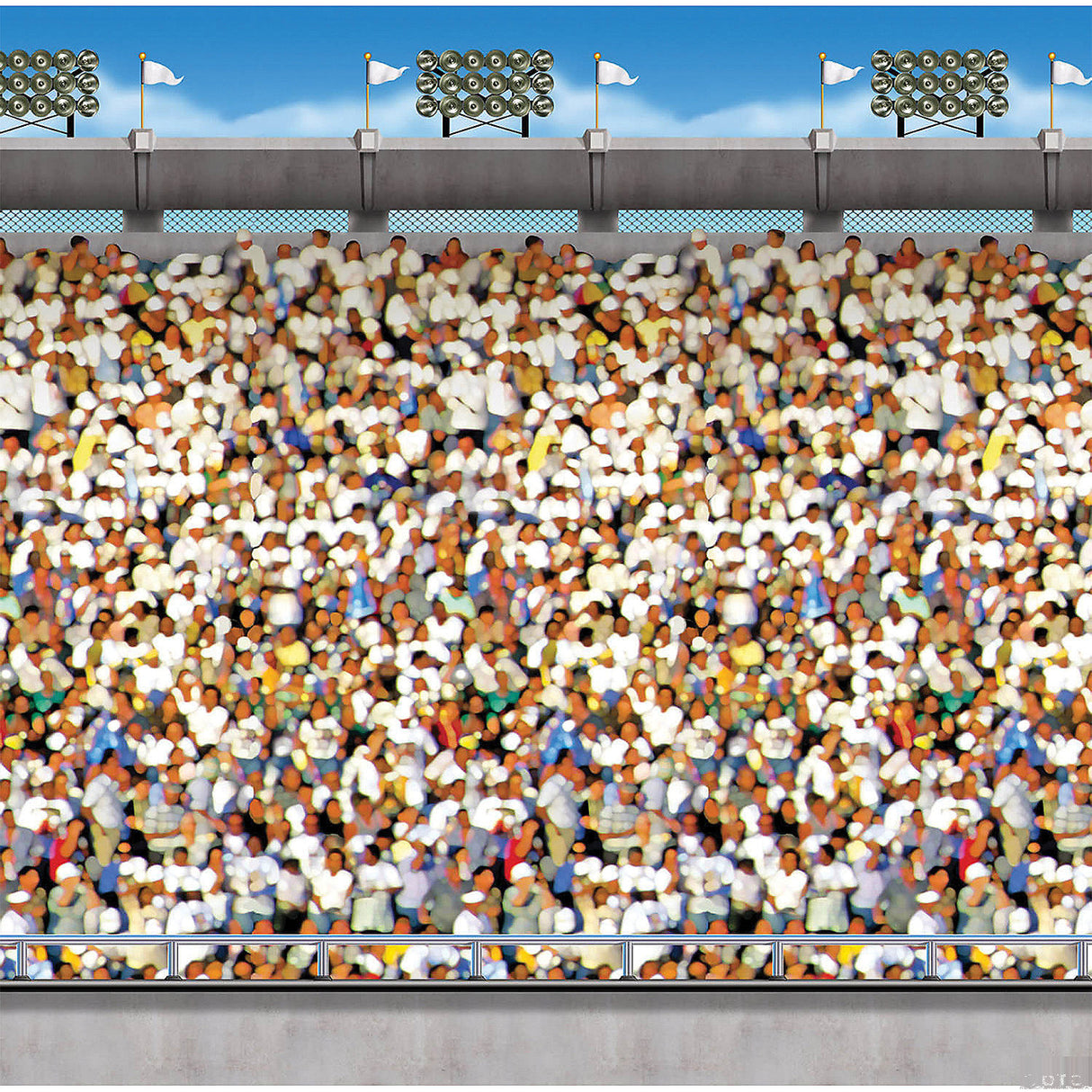 Premium UPPERDECK STADIUM BACKDROP for Sports Parties Events and Themed Celebrations