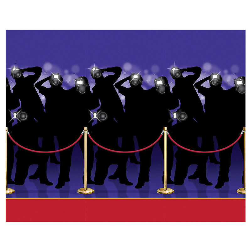 Red Carpet Paparazzi Photo Backdrop for Glamorous Party Events clothing product image