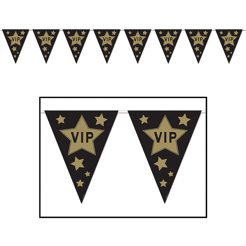 VIP PENNANT BANNER